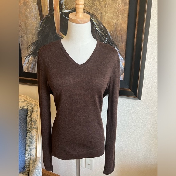 Callaway Golf 109% Wool Sweater V Neck Size L - Picture 1 of 7